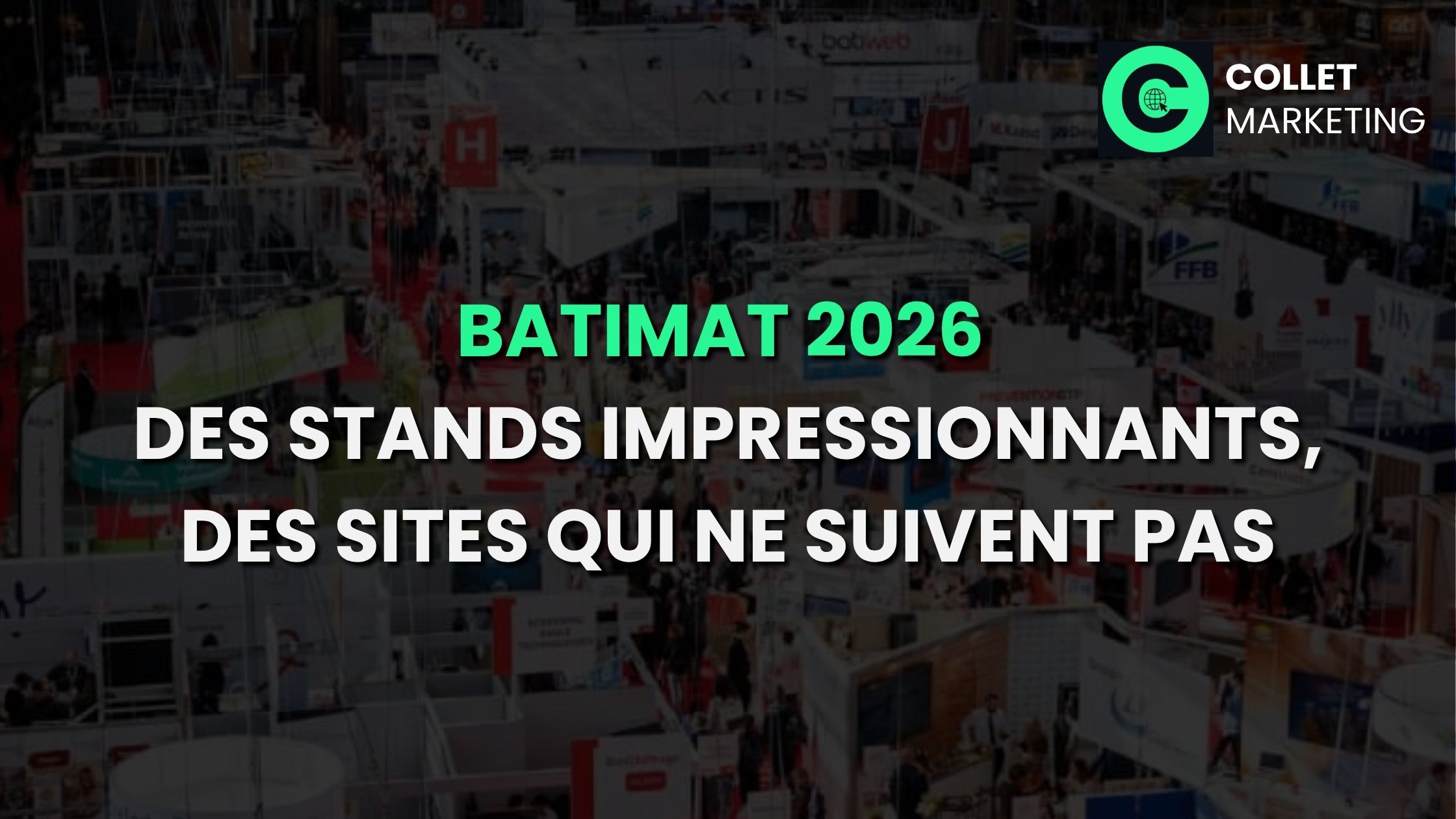 Allées du salon Batimat 2026 à Paris Porte de Versailles