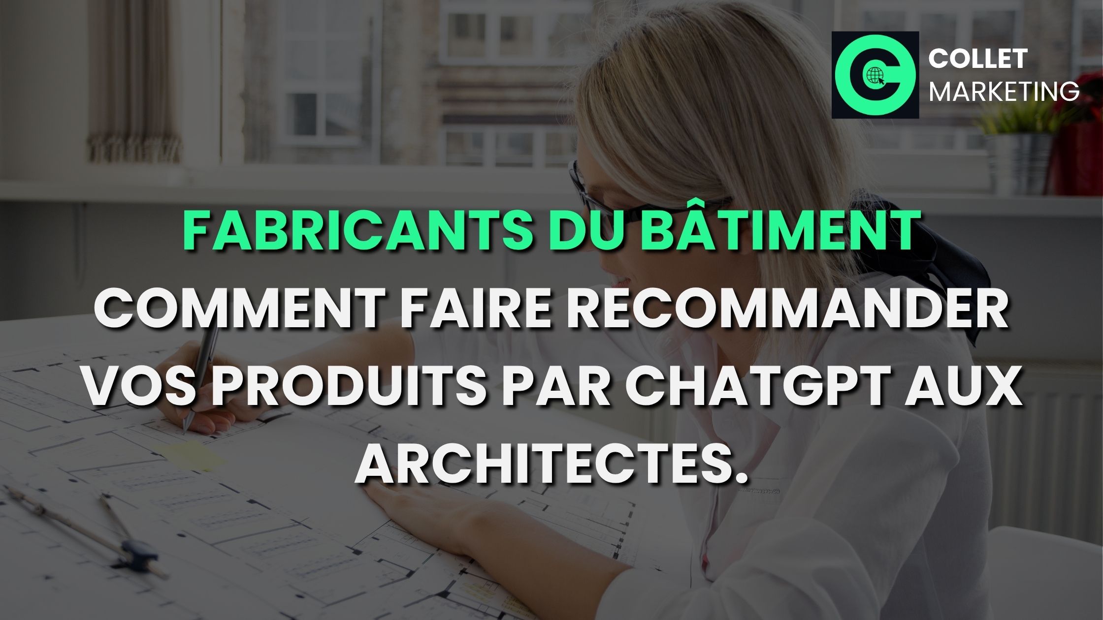 Architecte consultant un assistant IA pour choisir un matériau